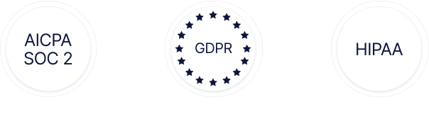 SOC 2 and GDPR badges