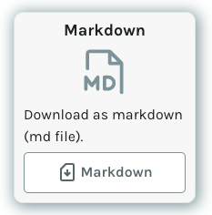 Coursensu export as markdown