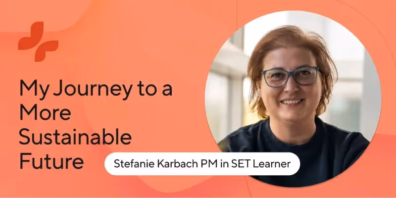 Photo of Stefanie Karbach, a Tomorrow University alumnus and the main subject of the blog.