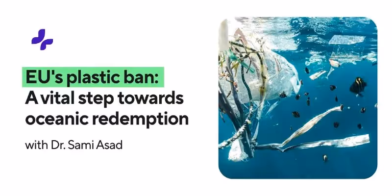 Plastikmüll und Fische, die im Ozean treiben, zeigen die Dringlichkeit des EU-Plastikverbots.