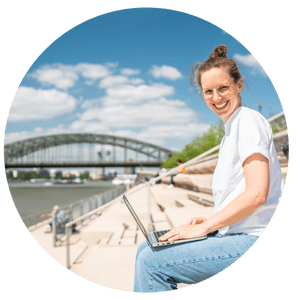Maria Hoensee, eine Lernende der Tomorrow University