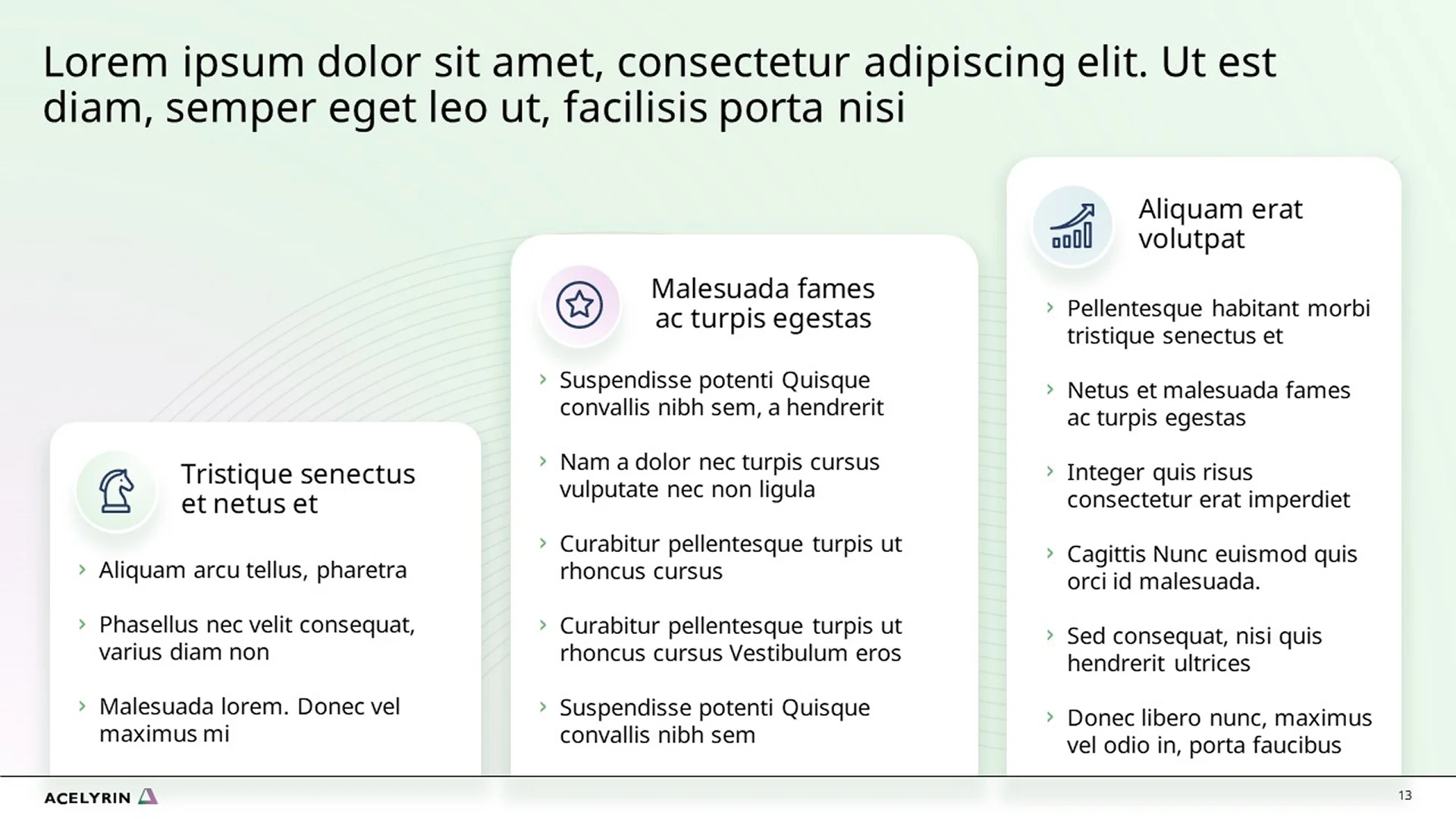Corporate overview deck featuring a pitch deck slide with Acelyrin's disease education content. This biopharma pitch decks medical slide highlights key treatment insights.