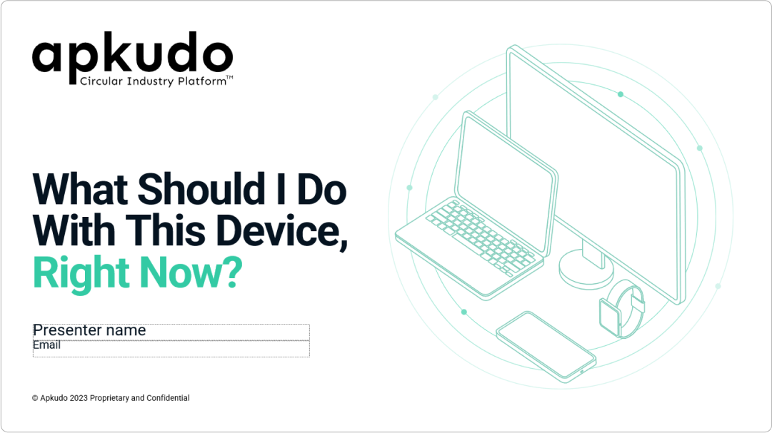 A clear and functional mockup slide from an apkudo powerpoint template, designed for straightforward integration of digital visuals and accompanying text. This design highlights a high-quality master template, providing an essential powerpoint master template asset for streamlined visual demonstrations.