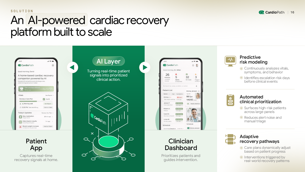 Investor-ready problem framing slide from a healthcare pitch deck, highlighting CNS clinical failure rates and blood–brain barrier constraints through clear data visualization and storytelling.