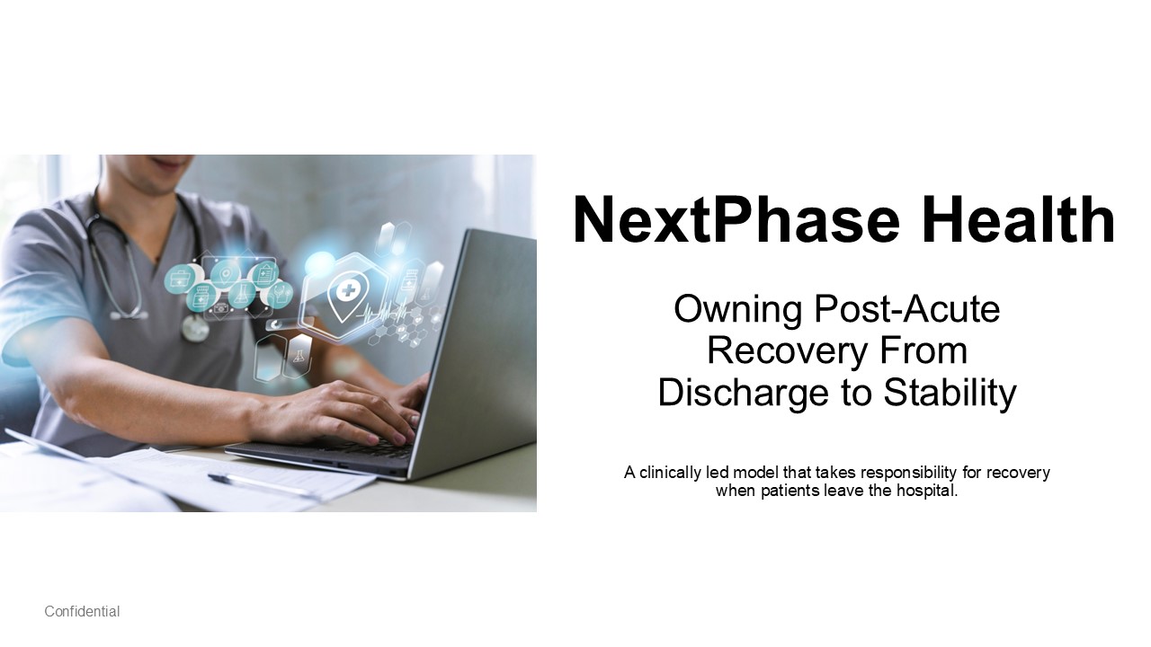 Before version of a Series A pitch deck cover slide for a neuroscience startup, showing a text-heavy healthcare investor presentation focused on blood–brain barrier drug delivery.