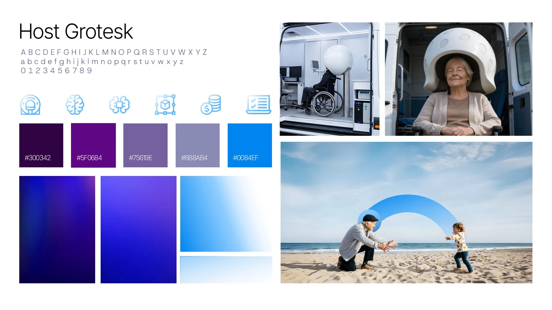 Before core insight slide in a CNS therapeutics investor deck, combining text-heavy explanations and a basic scientific diagram to describe controlled access across the blood–brain barrier.