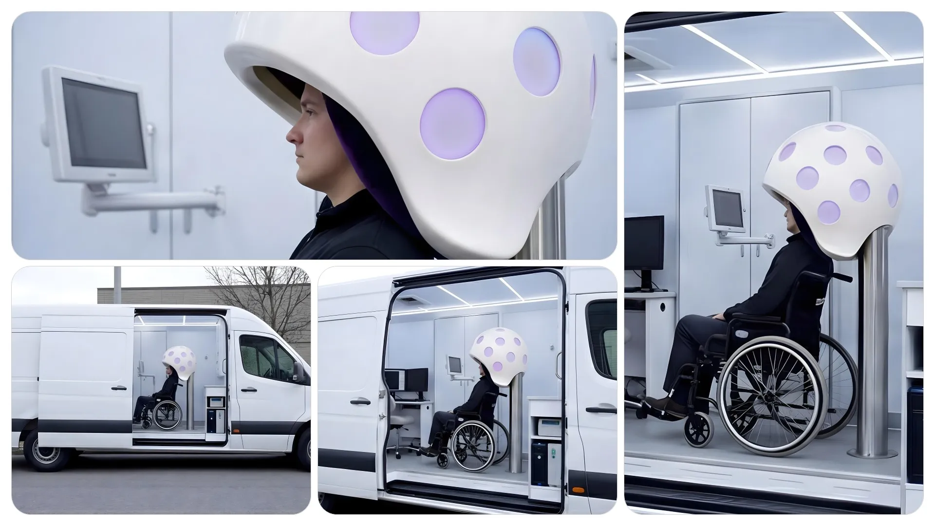 Before core insight slide in a CNS therapeutics investor deck, combining text-heavy explanations and a basic scientific diagram to describe controlled access across the blood–brain barrier.