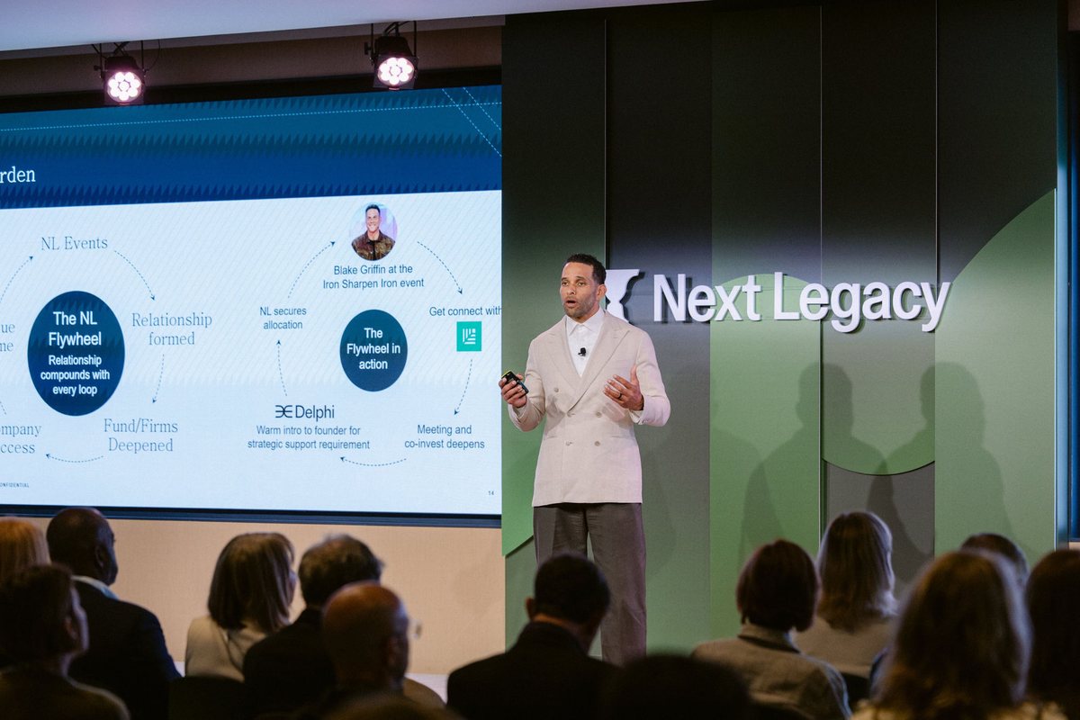 Speaker presenting at a Next Legacy annual general meeting