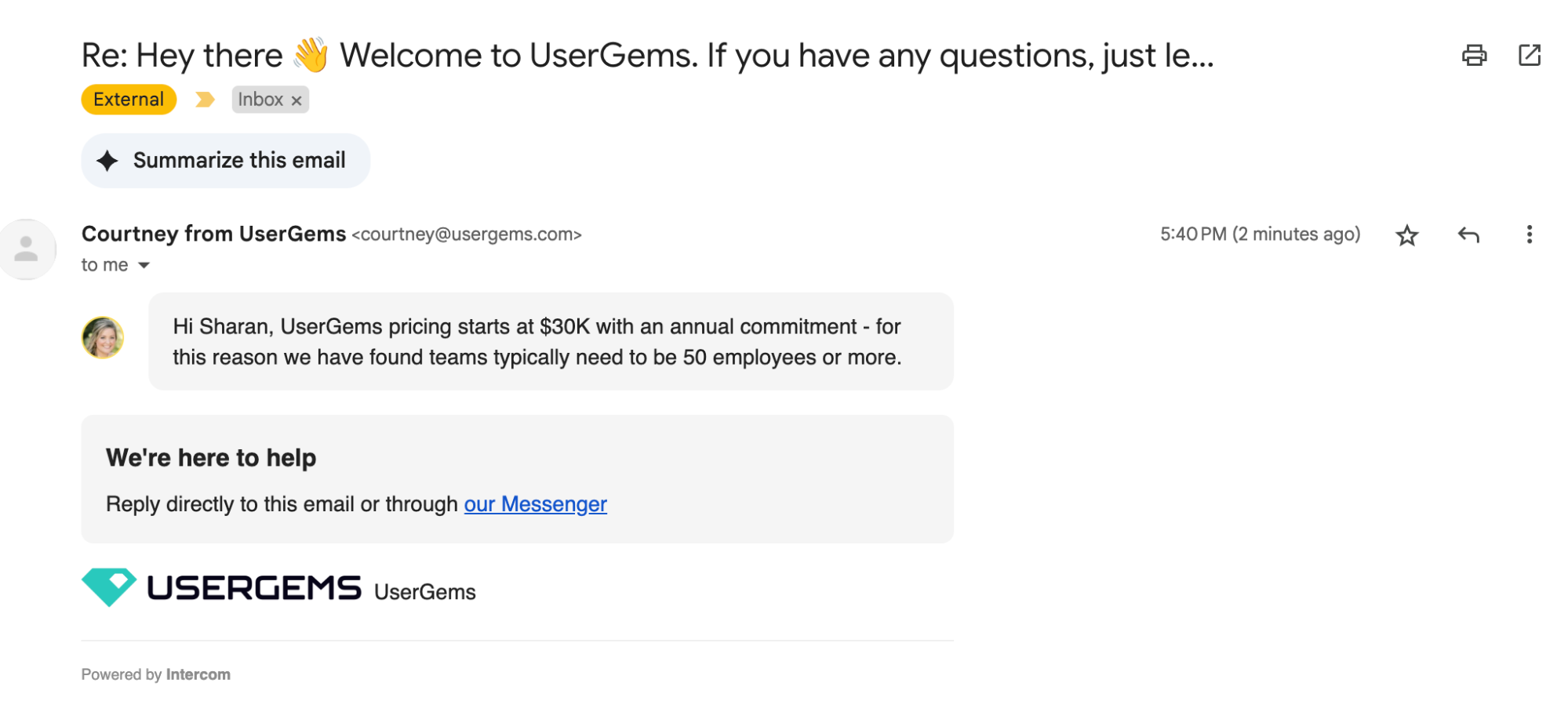 usergems pricing