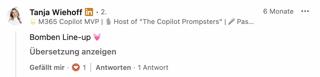 Testimonial M365 Summits