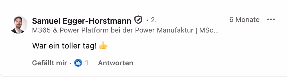 Testimonial M365 Summits