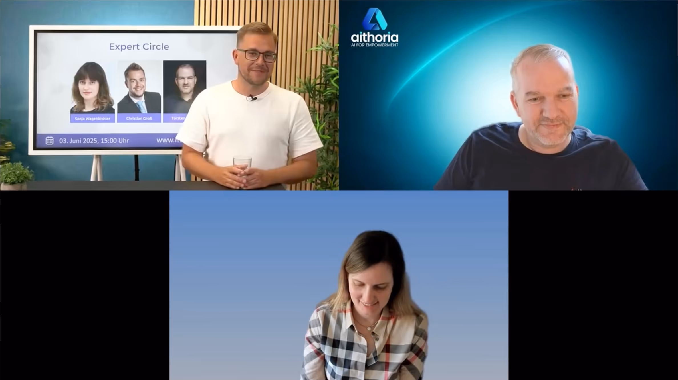 Speaker der m365 Summits on screen