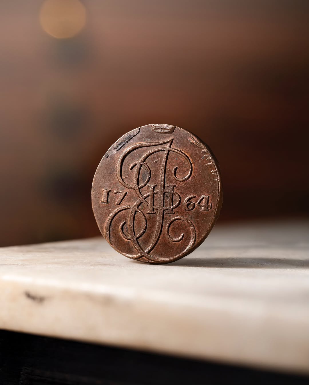 5 Kopek Avesta 1764, svenskt kopparmynt