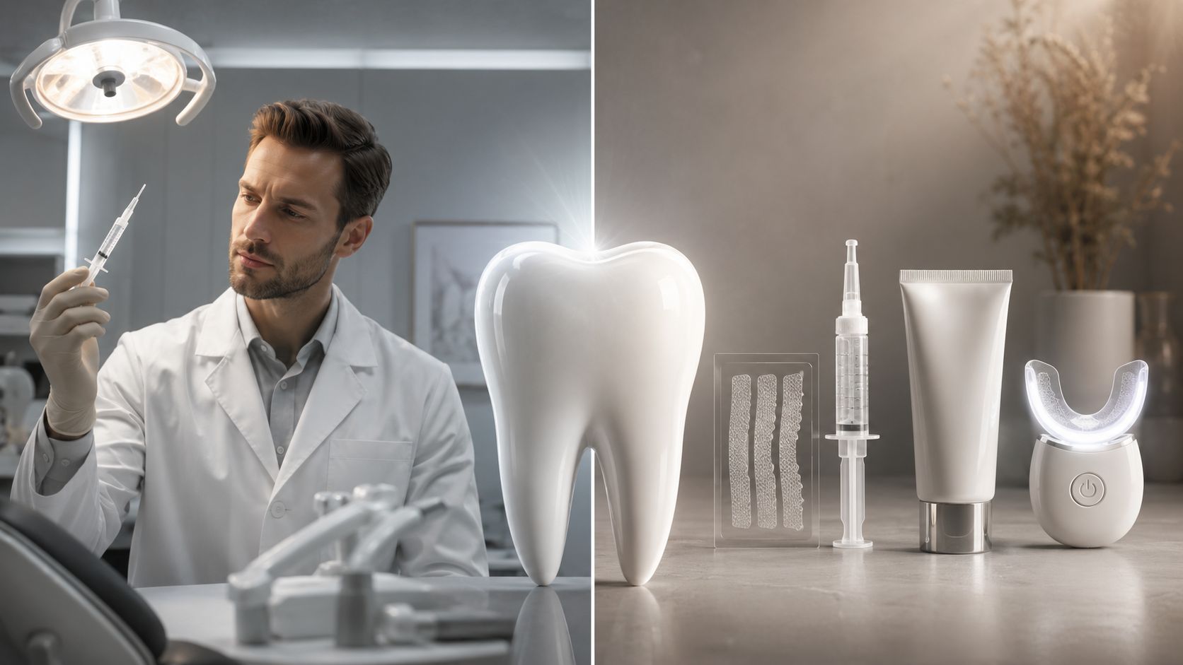 Teeth Whitening Products: Dentist vs. OTC Options