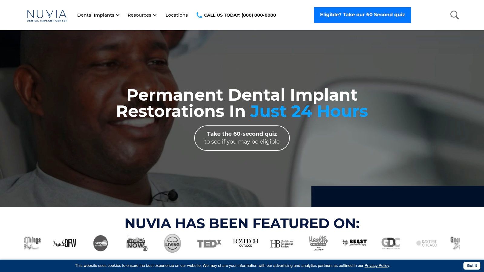 Nuvia Dental Implant Center and Nuvia Smiles