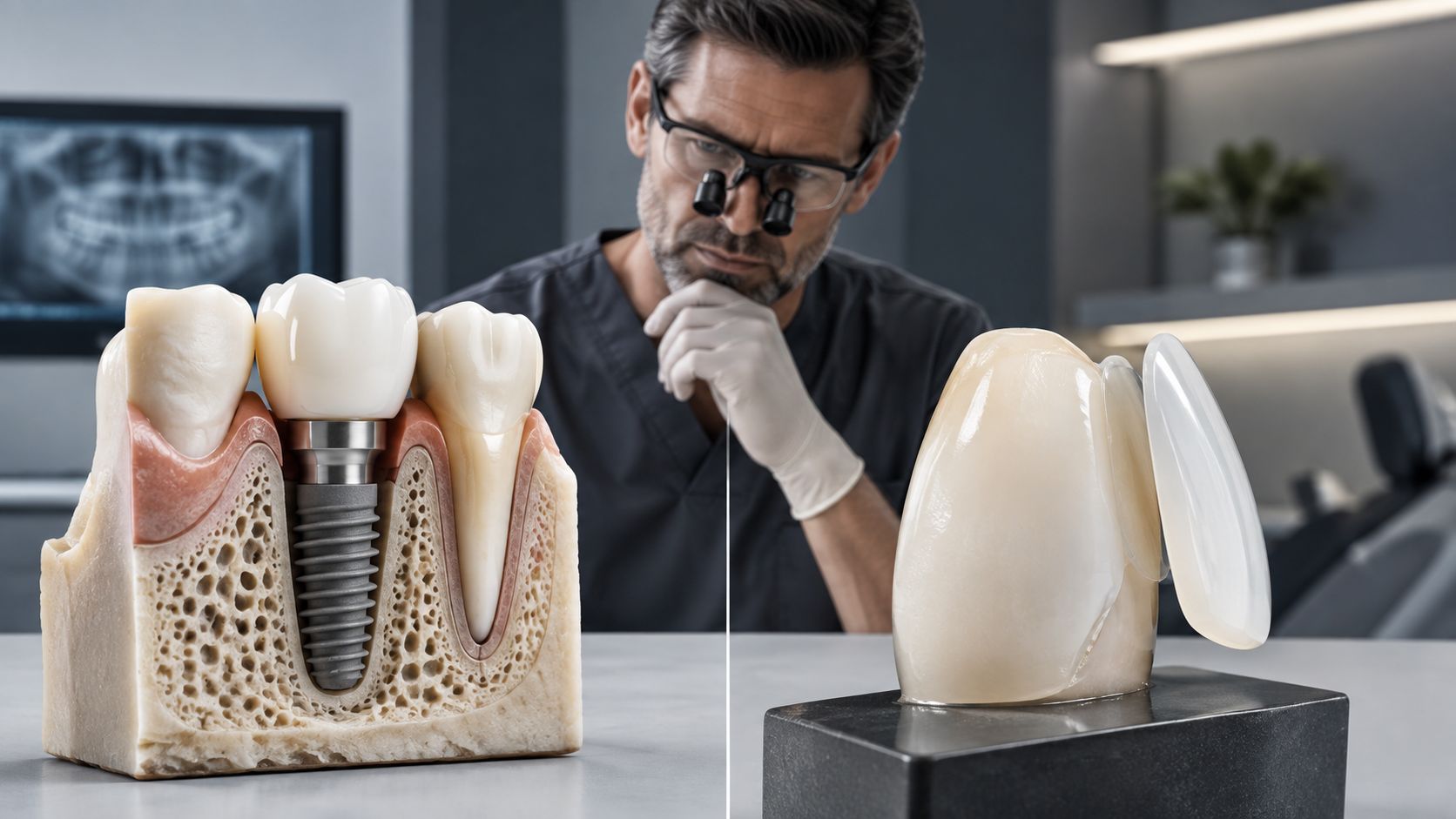 Dental Implants vs Veneers Cost in Cleveland and Chattanooga