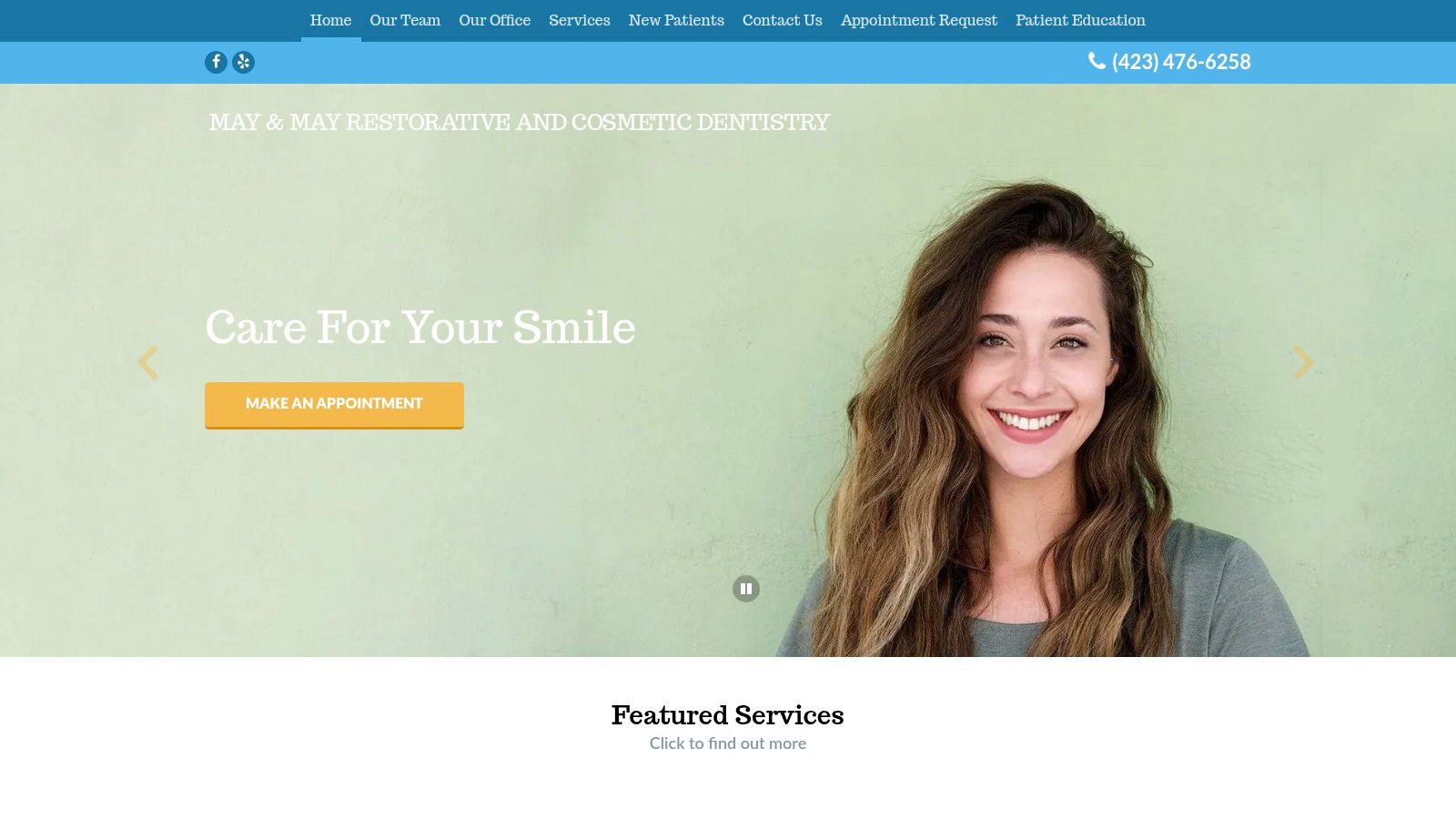 May & May Restorative and Cosmetic Dentistry, Cleveland, TN