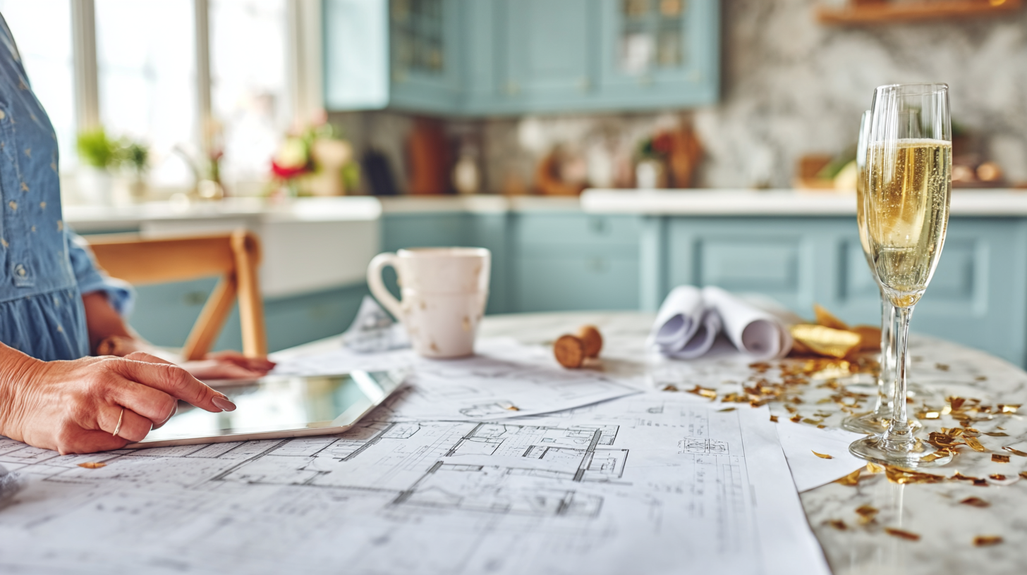 Blueprints and NYE Party Supplies