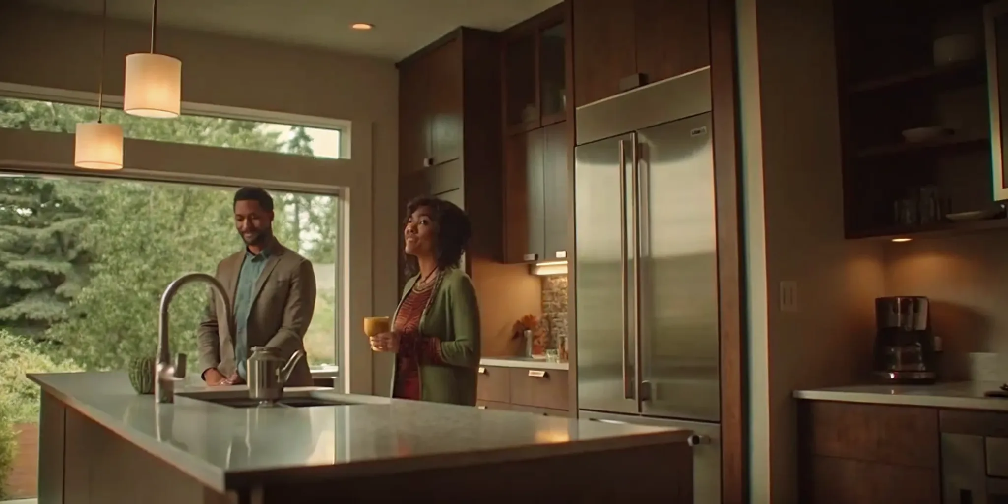 A couple planning the timeline for their modern Seattle kitchen remodel.