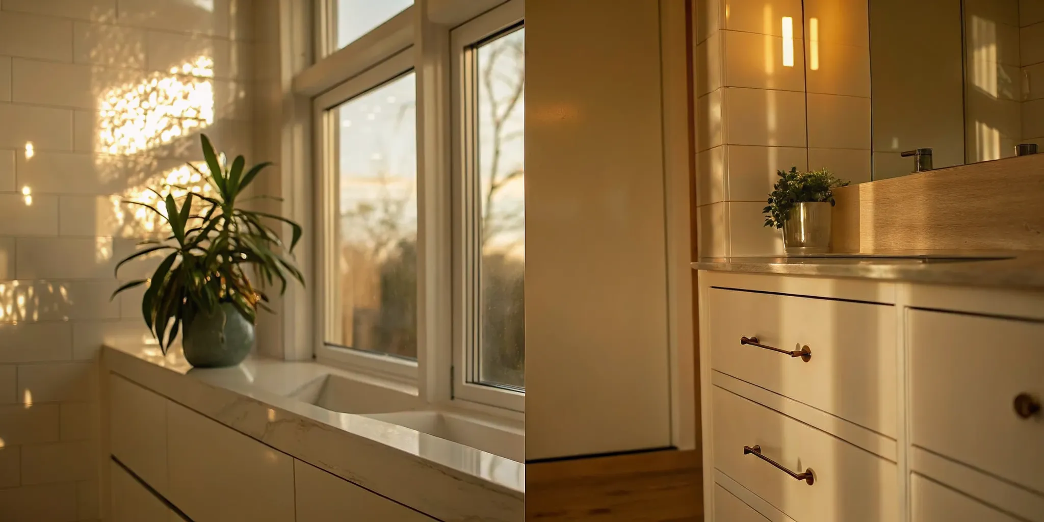 A modern bathroom in Sacramento, a key part of home renovation costs.