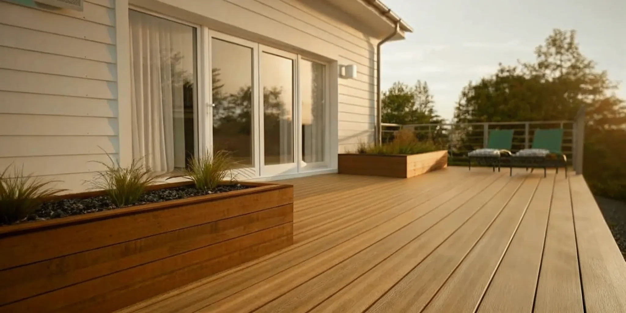 A modern 14x20 composite deck helps determine the final cost of your project.