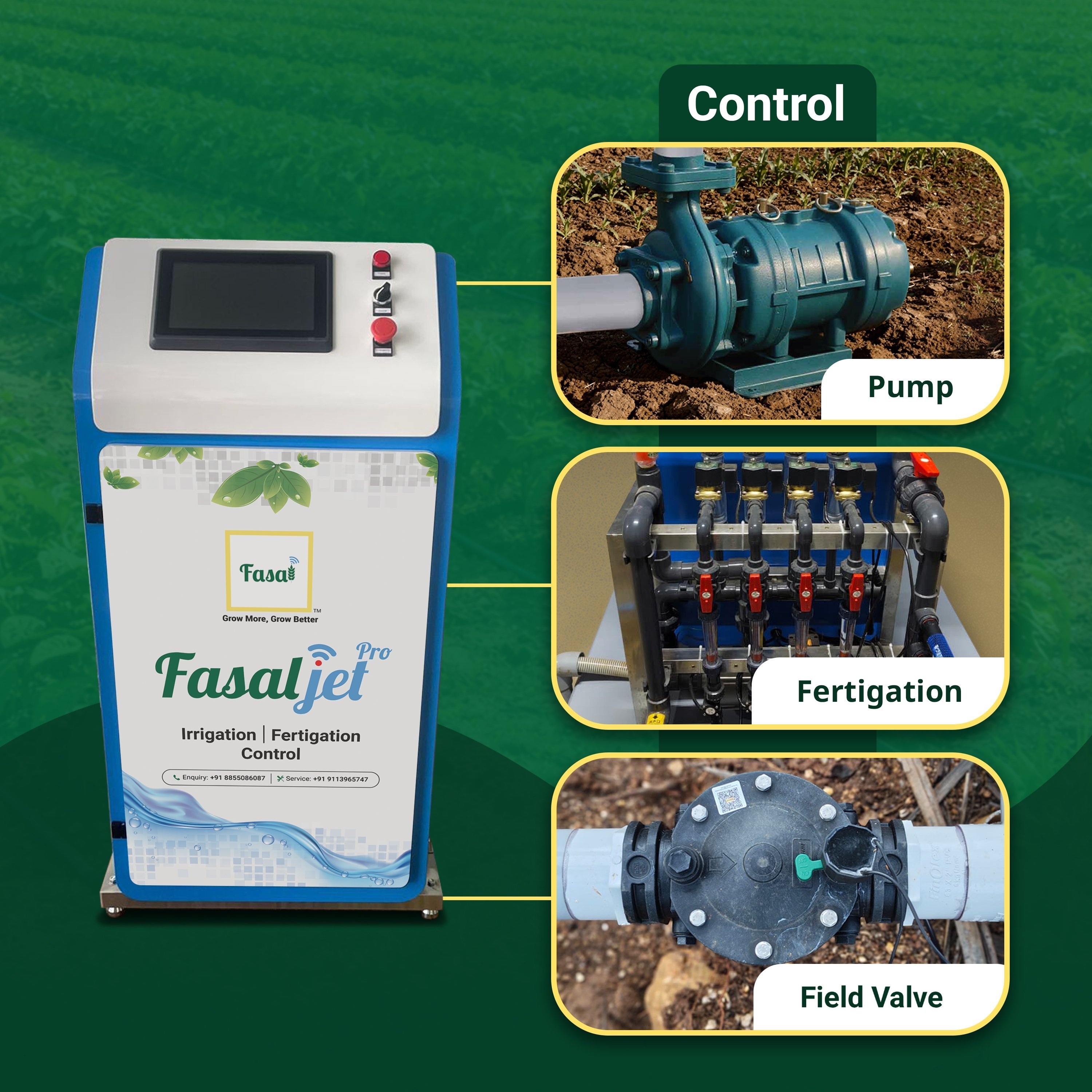 Fasal Jet Irrigation and Fertigation Automation