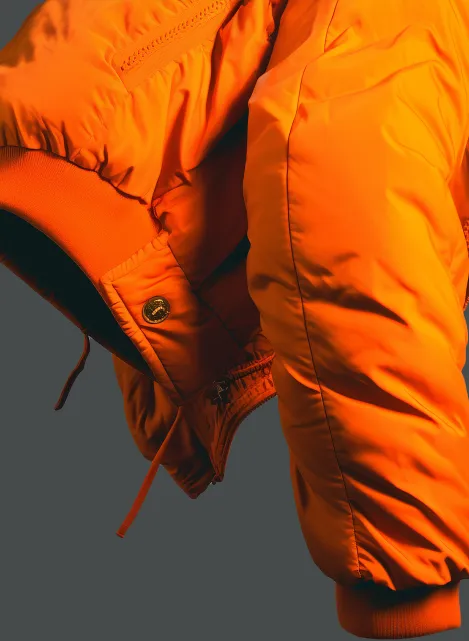 the lower part of the jacket is a rotated photo