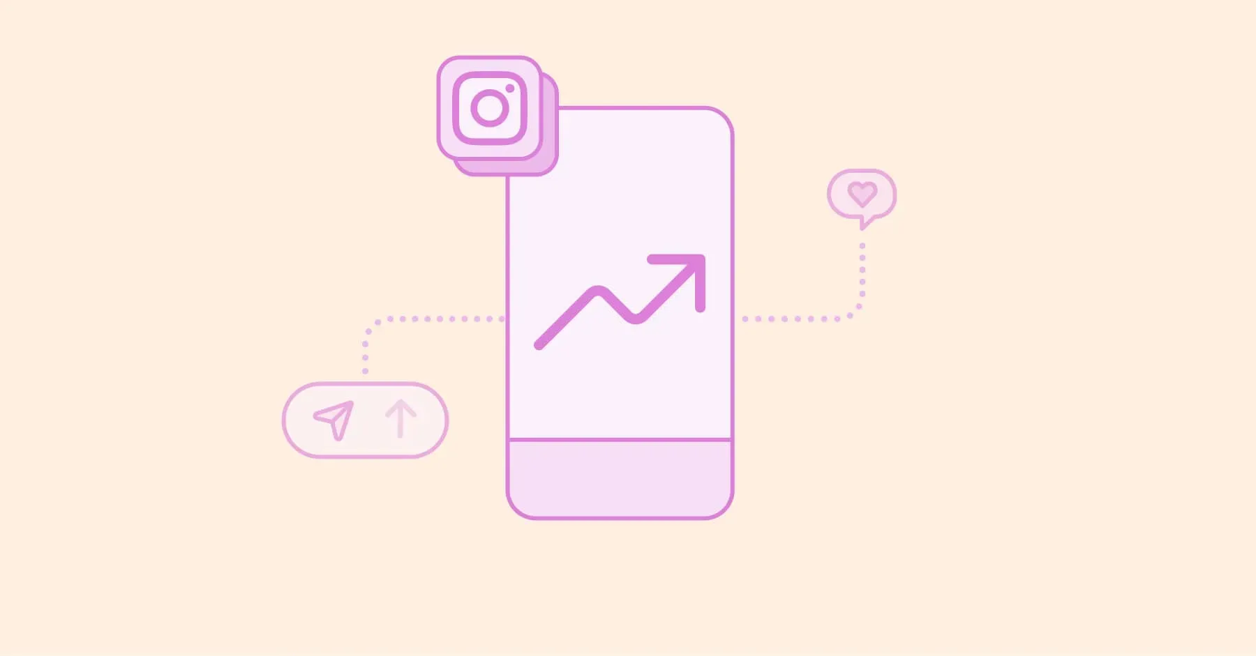 how to go viral on instagram orange and pink blog header