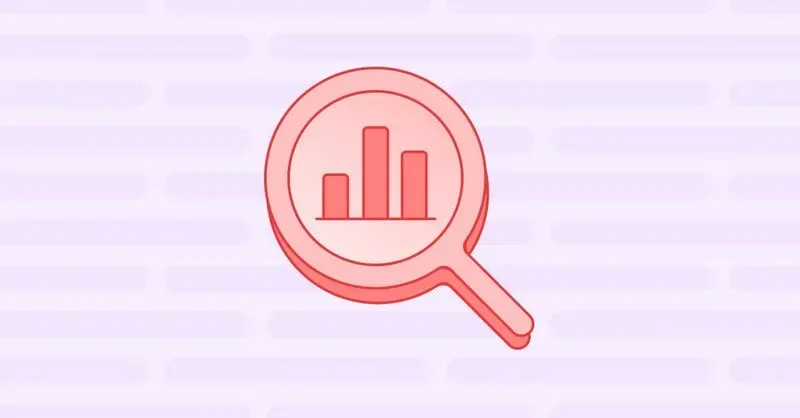 magnifying glass on purple background to represent looking through terminology