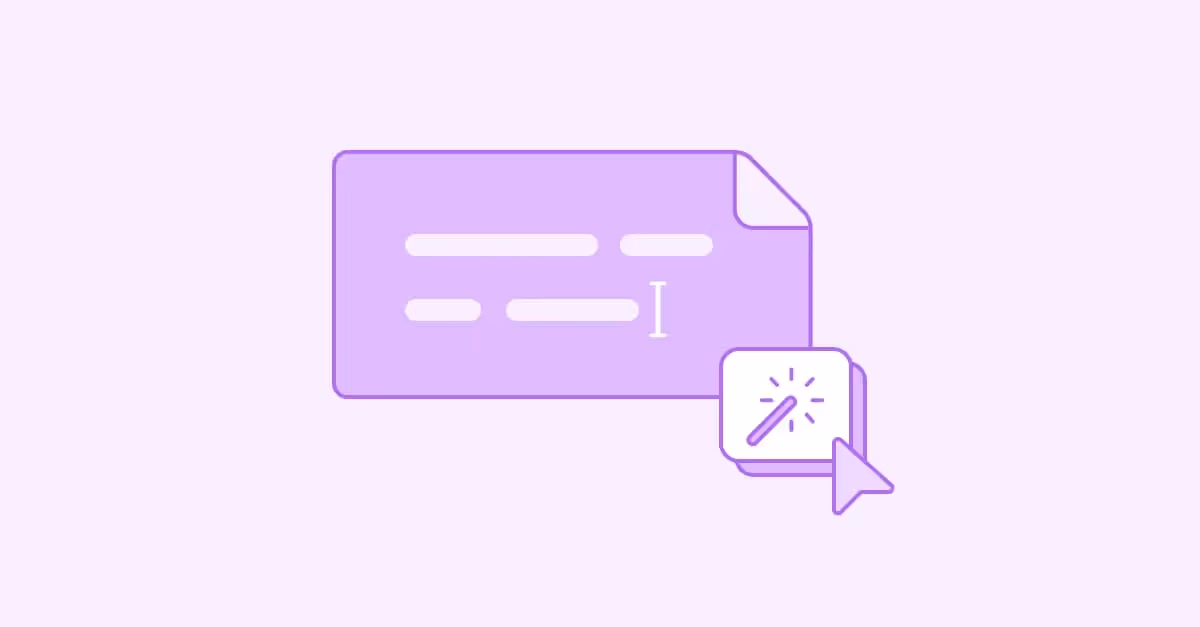 purple vector image of typing on screen