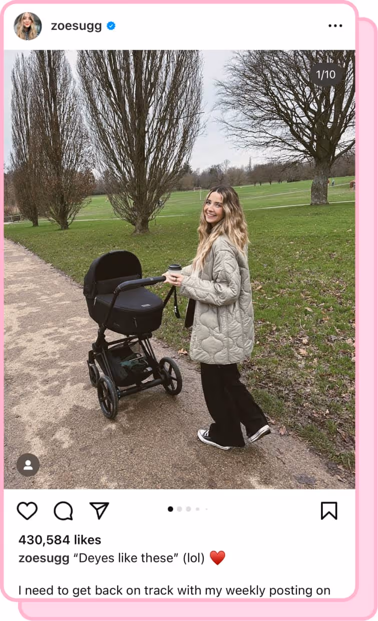 zoe sugg walking stroller