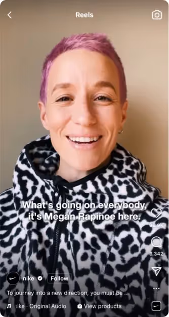 Megan Rapinoe for Nike