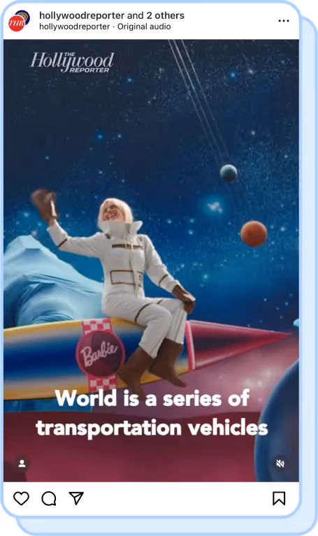 barbie in space from barbie movie