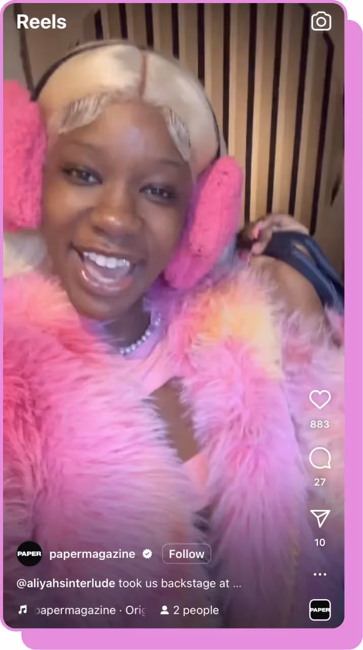 paper magazine reel screenshot 