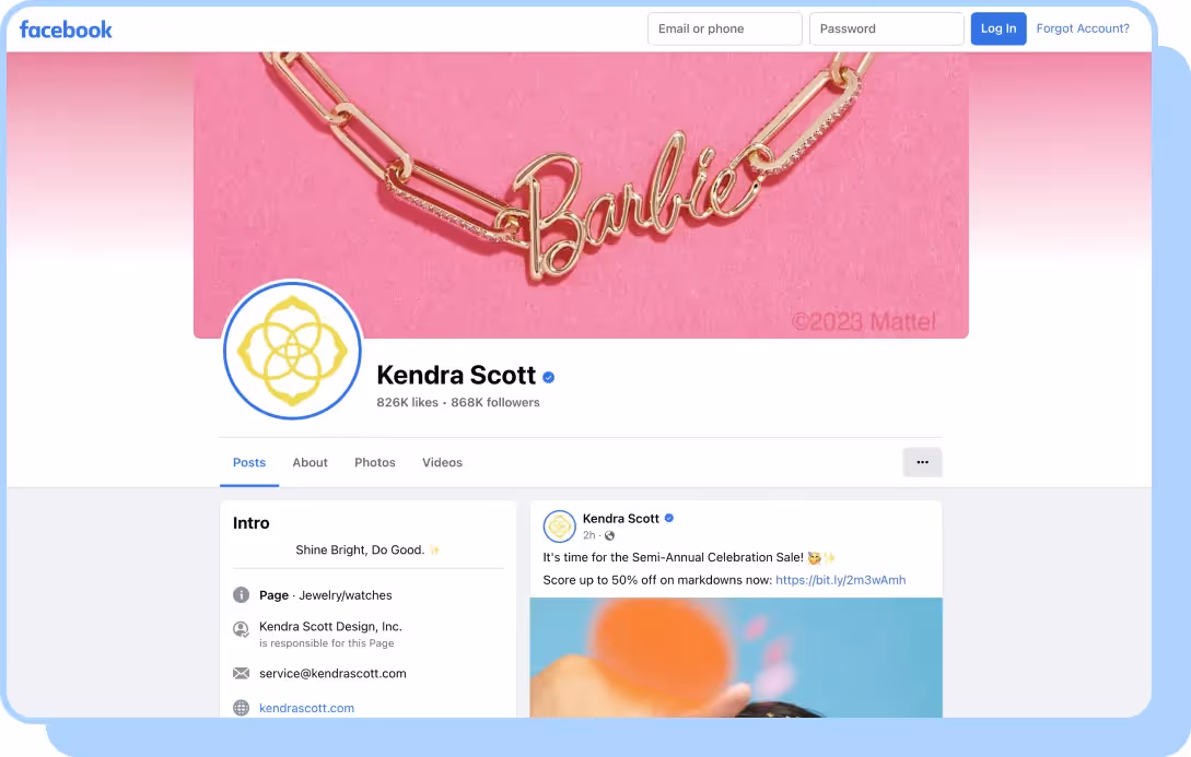 kendra scott facebook page