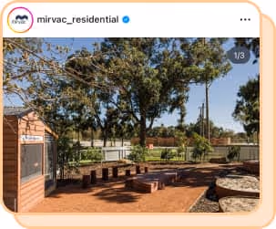 exterior shot of house covered in trees real estate instagram screenshot