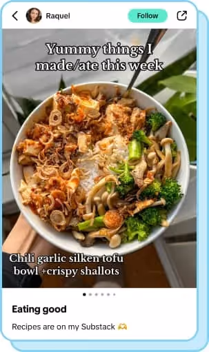 tiktok notes screenshot chili garlic noodles