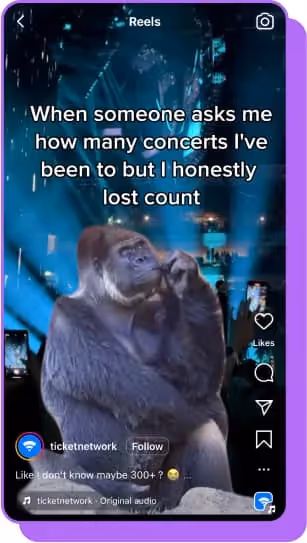 meme of gorilla in club