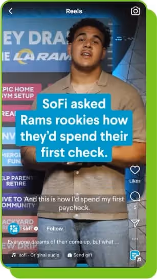 rams rookie talking about first paycheck