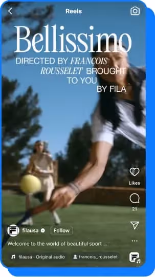 person wearing fila clothes and playing tennis