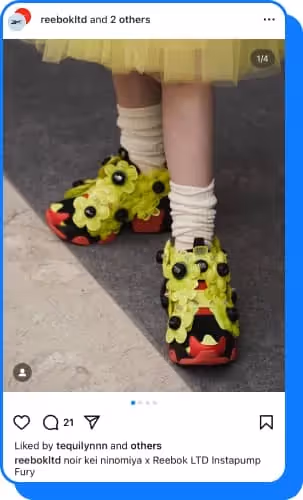 noir kei ninomiya x reebook neon yellow ans red sneakers