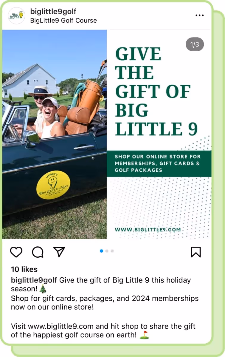 big little 9 golf course