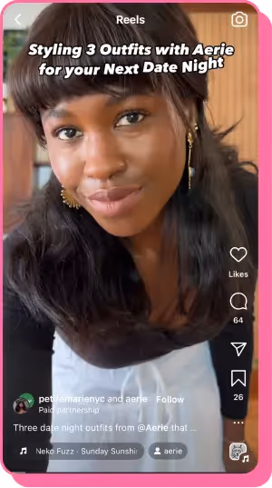 woman wearing white shirt sharing date night outfits from aerie