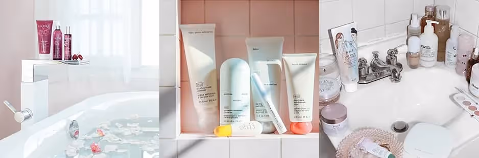 skincare shelfie instagram photo ideas beauty sector
