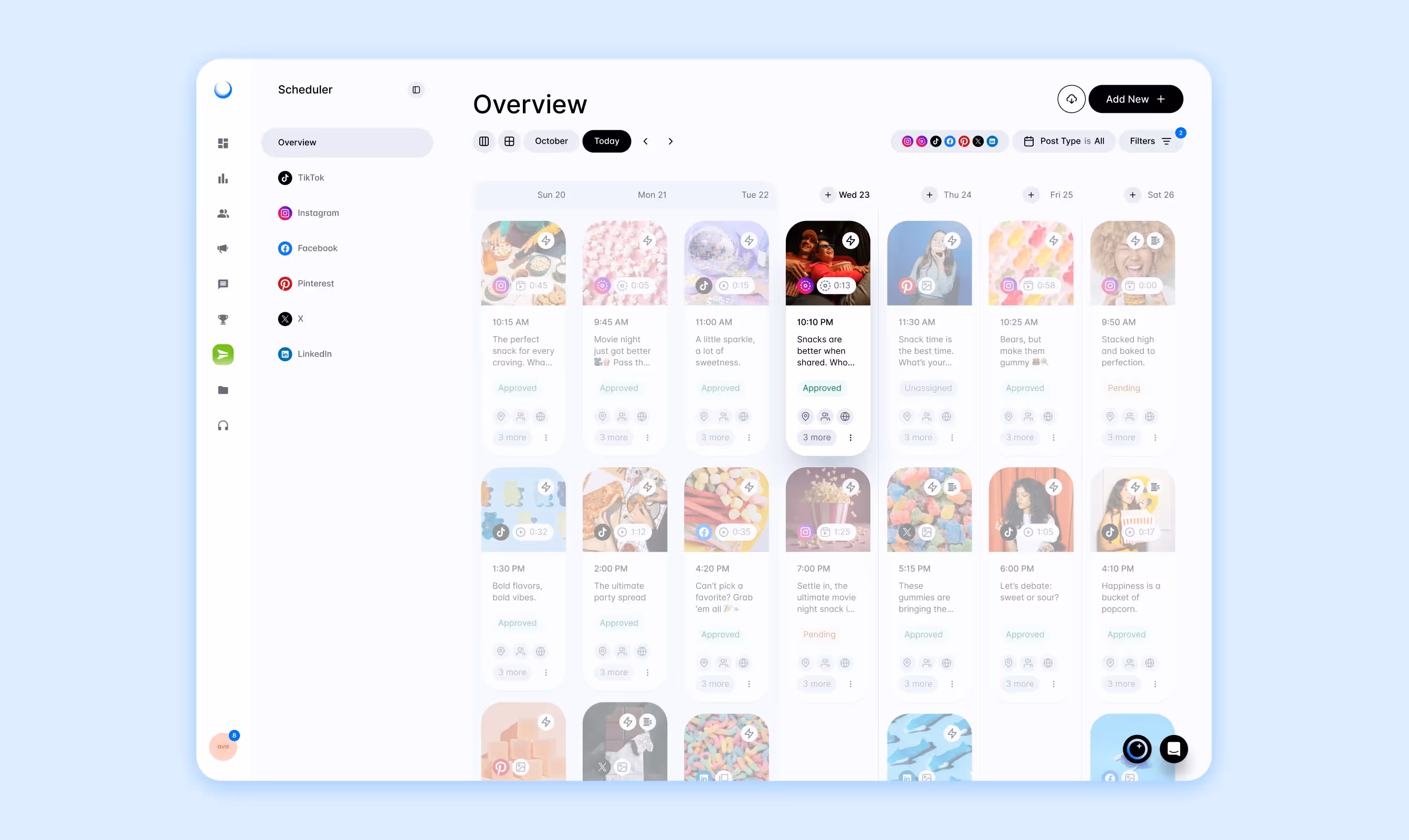 instagram story scheduling screenshot from dash social platform