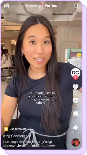 brunette woman talking about social media on tiktok screenshot