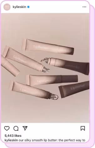 light pink tubes of kyle skin lip balm