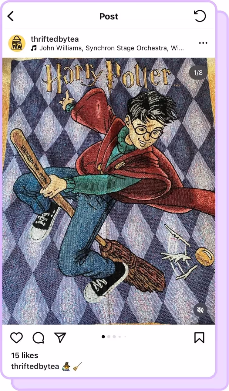 harry potter tapestry blanket