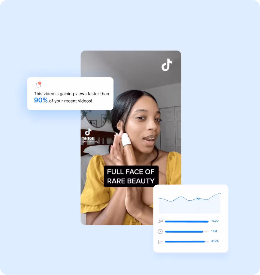 Dash Social Instagram Organic Reach analytics dashboard showing estimated reach, engagement, and UGC performance.