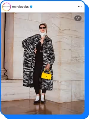 woman wearing zebra print jacket